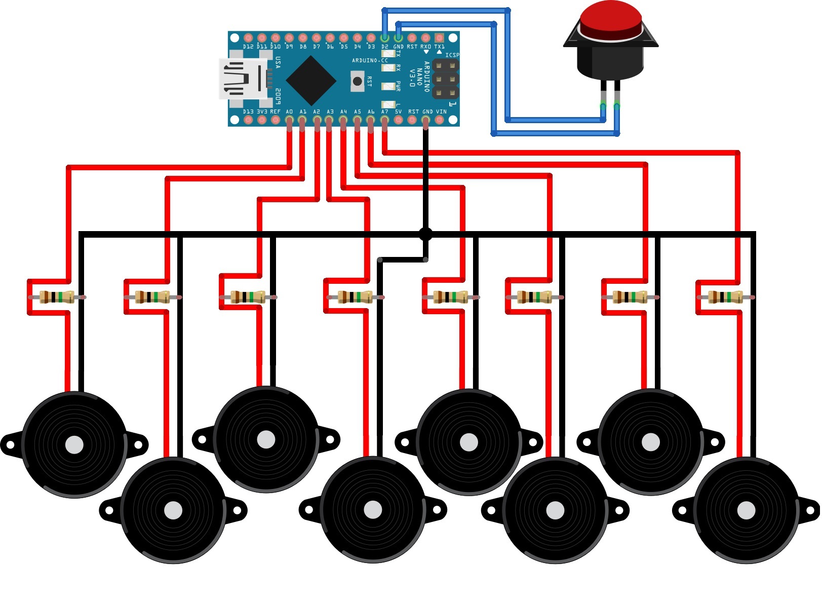 Arduino MIDI Drums - StanleyProjects